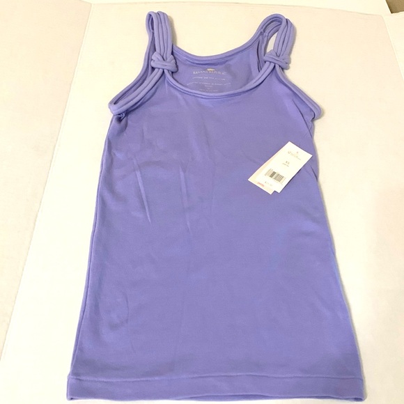 Banana Republic Tops - NWT Banana Republic Light Blue Knotted Cotton Blend Tank Size XS
